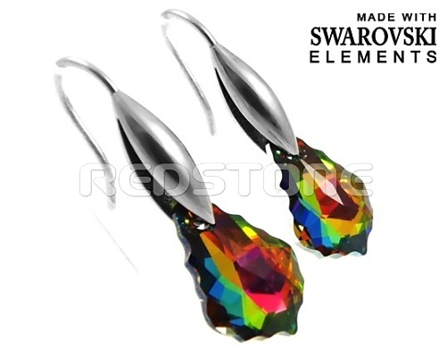 Náušnice Swarovski Elements RED810 